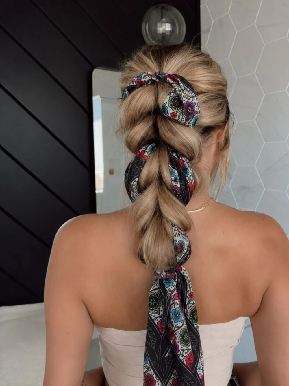 4/$15 Hair Accessories Scarf Boho Whimsigoth Sugar Skulls Bohemian Braids Volume